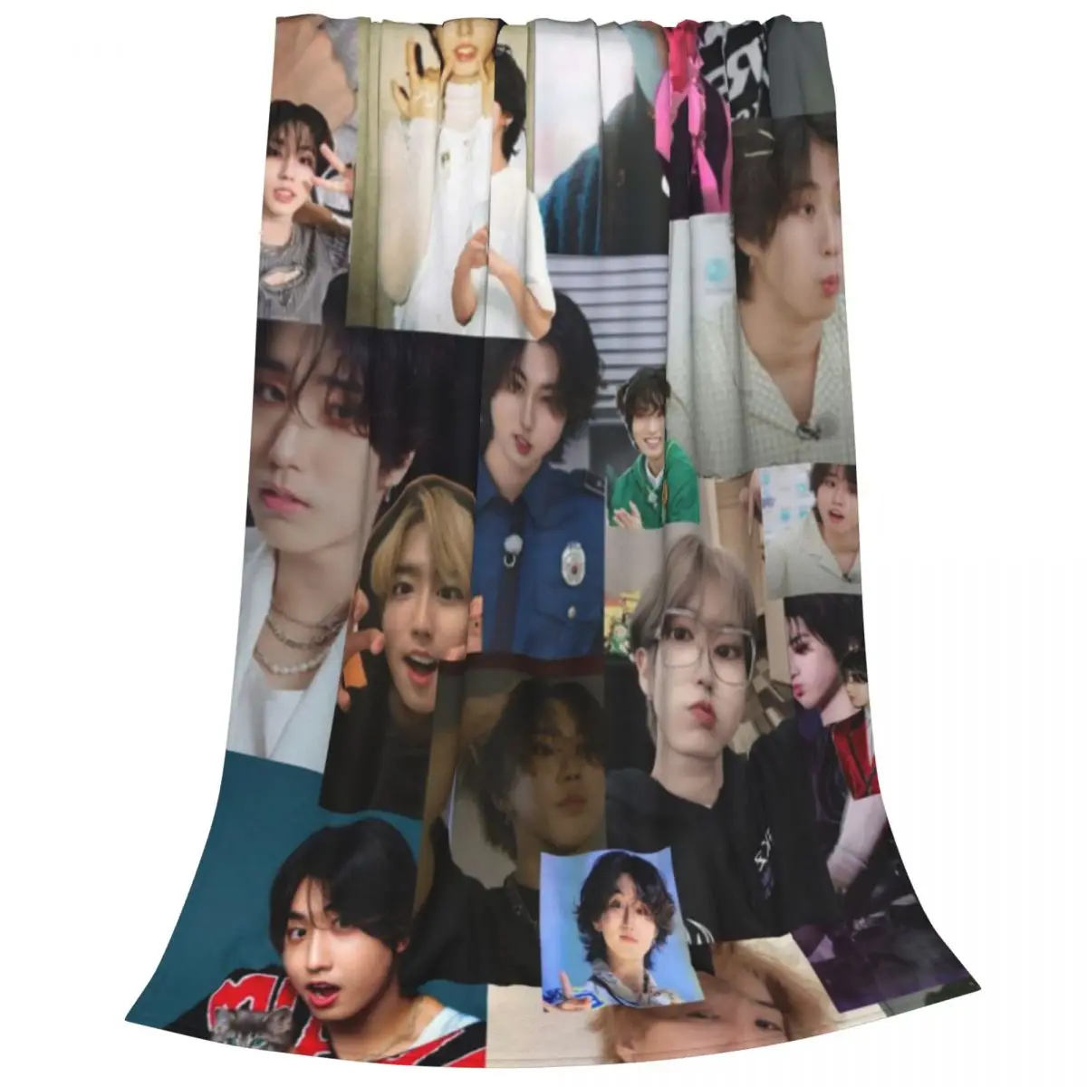 Kpop Han Jisung Blanket Flange Textile Decor Portable Super Soft Throw Blankets for Home Office Plush Thin Quilt