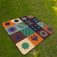 200x200cm Waterproof Sandproof Picnic Beach Blanket for Outdoor Camping, Lightweight Foldable Moisture-Proof Mat