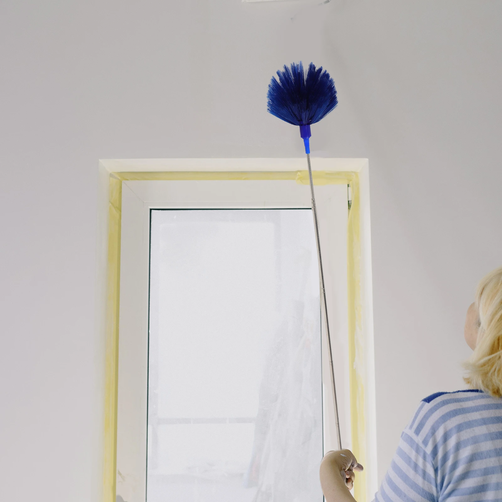 

Spider Web Cleaning Brush Reusable Cobweb Duster for Home Office Car Dust Remover Tool Long Handle Hard to Reach Areas