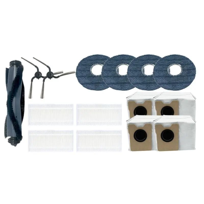 

B02C-Комплект аксессуаров для робота-пылесоса Eufy C10: основная и боковые щетки, HEPA-фильтр, мешок для пыли большой емкости