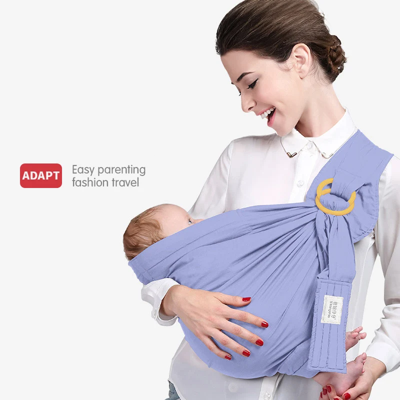 Baby Wrap Carrier Scarf Multi-purpose Adjustable Sling Newborns Soft Infant Cotton Fabric Multifunctional Breathable Hipseat