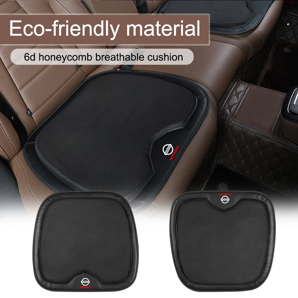 Car Seat Cushion Ice Silk Anti-slip Breathable Car Seat Protective Cover For Nissan Nismo X-Trail Qashqai Sentra Patrol Micra