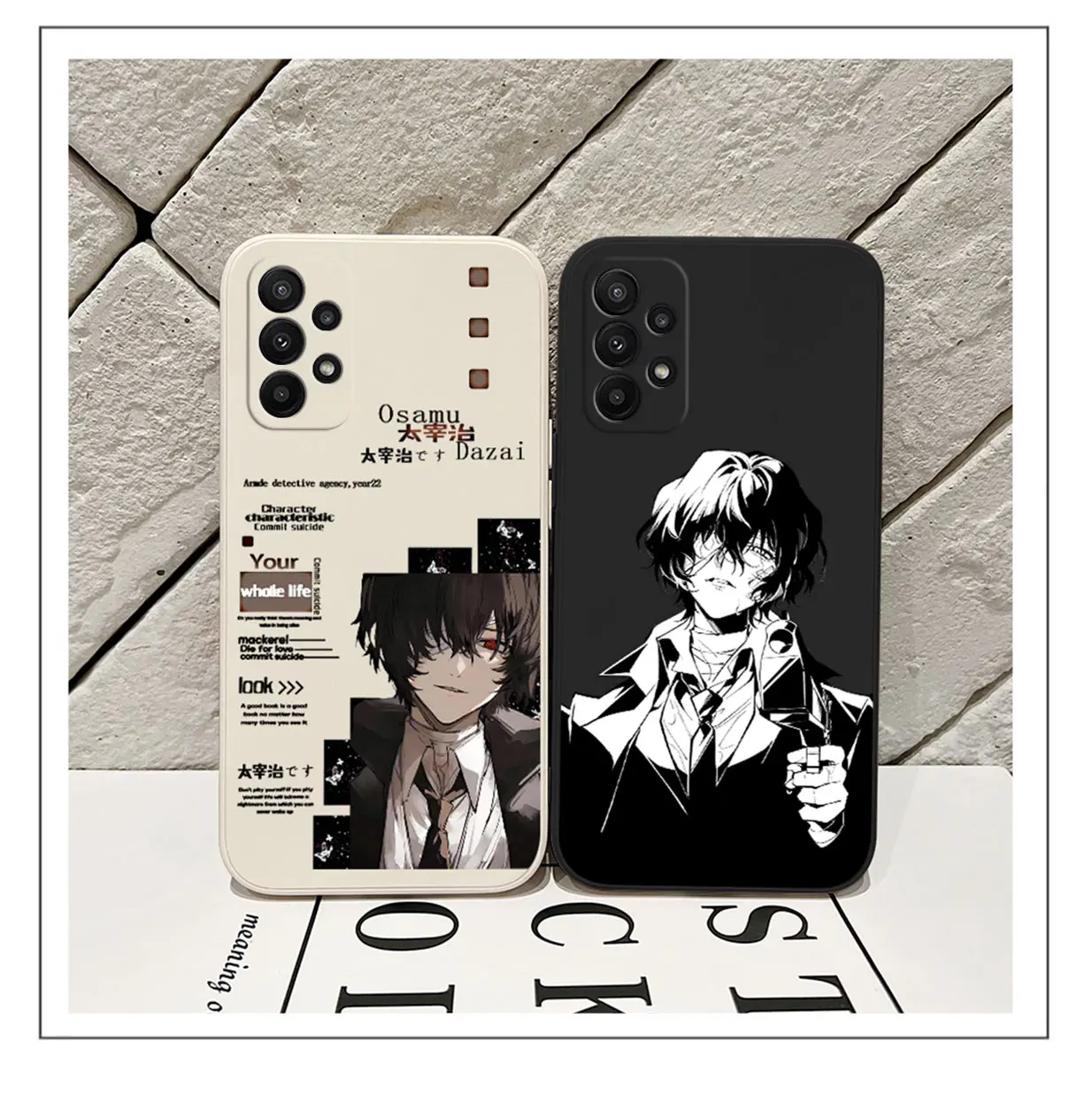 Bungo Stray Dogs dazai osamu Phone Case For Xiaomi Redmi Note 12 11 10 10S 9T 9 8 7 Pro Plus 10C 9A 4G 5G Cover With Hand Strap