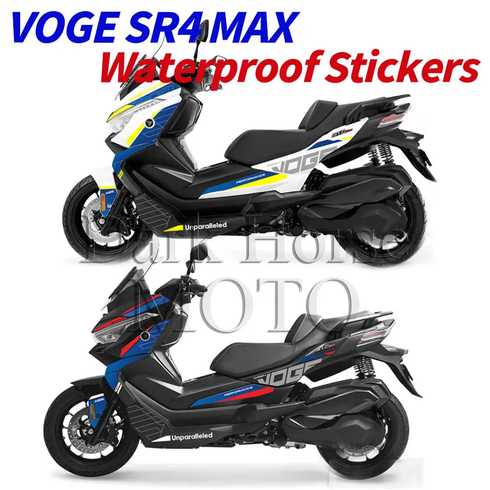 

Motorcycle SR4MAX Modified Full-Vehicle Version Flower Print Decal Decal Waterproof Sticker FOR VOGE SR4 MAX SR4MAX