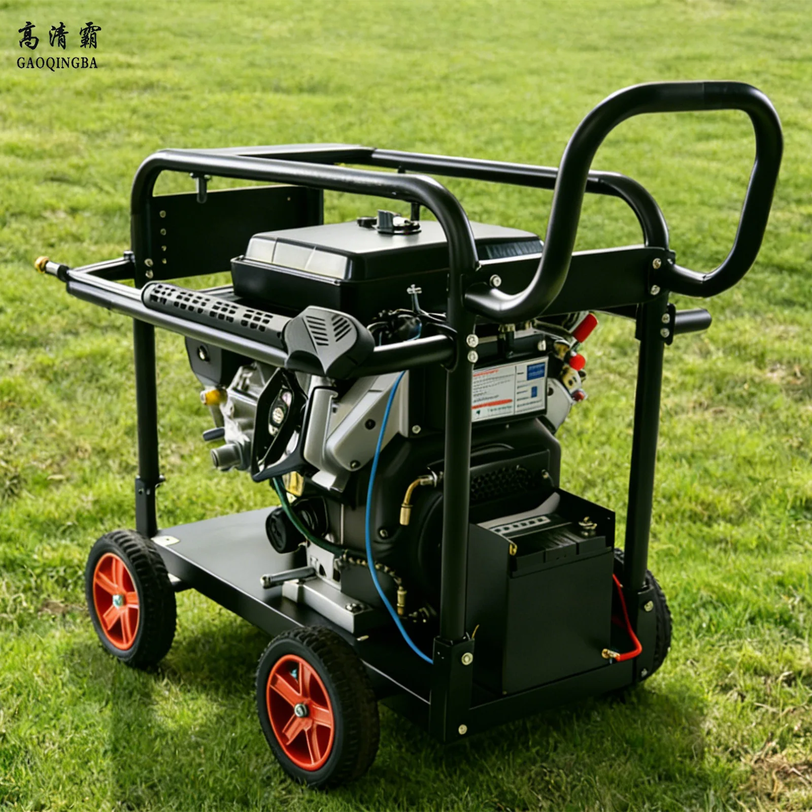 

600 Bar Double Cylinder Cold Water Non-Toxic Pressure Washer Car Wash Machine for Cleaning Large Machinery