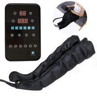 6 Chambers Air Compression Massage System Whole Body Massager Compression Pump Recovery Boots Foot Leg Massage Machine