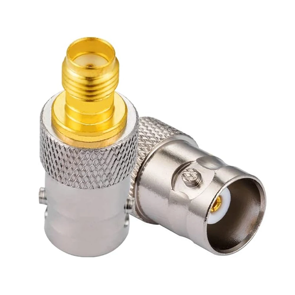 1pcs RF Connector Adapter SMA To BNC Male Plug & Female Jack RF Coaxial Converter for RF Antennas Adapter