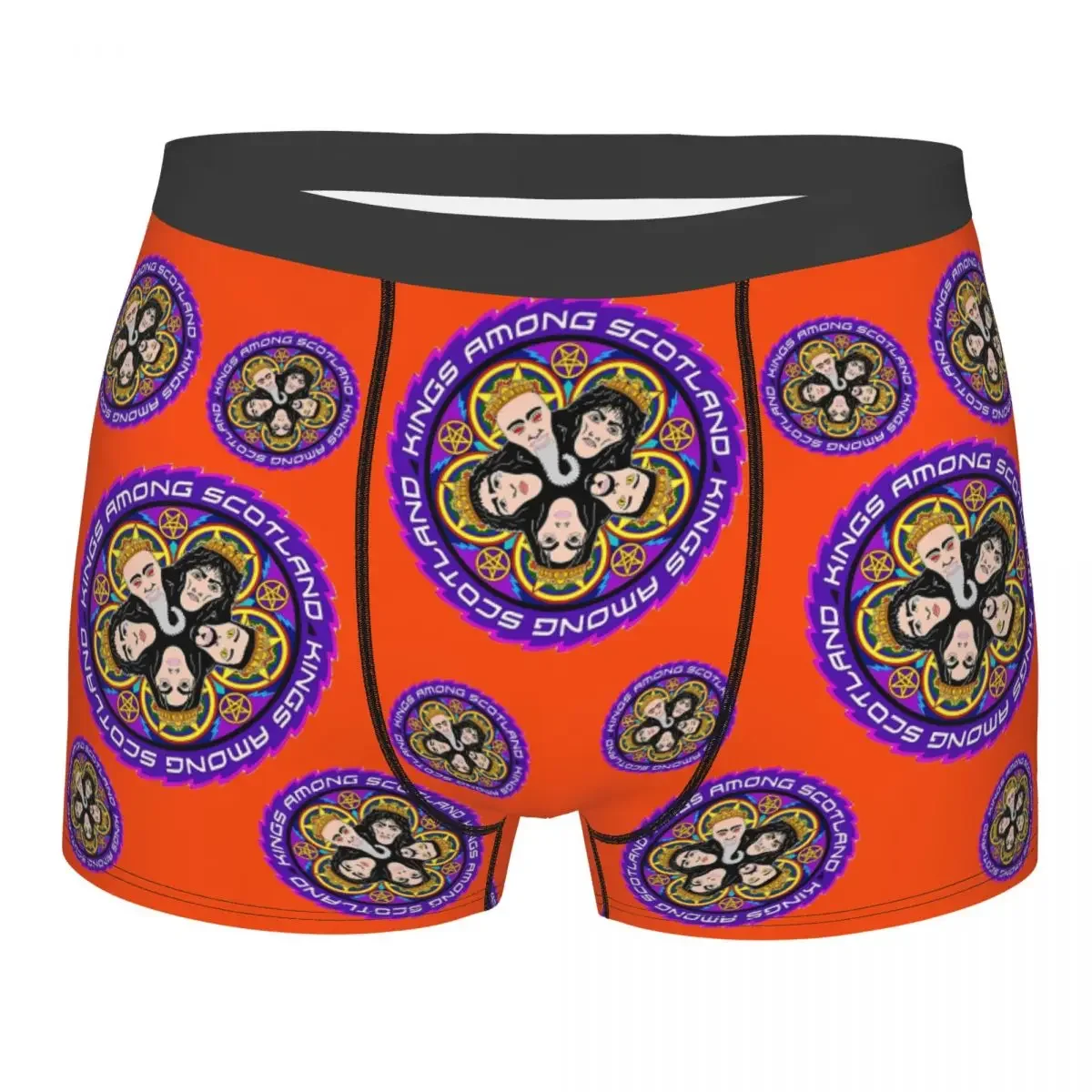 Kings Among Scotland Man's Printed Boxer Briefs Underwear Highly Breathable High Quality Birthday Gifts