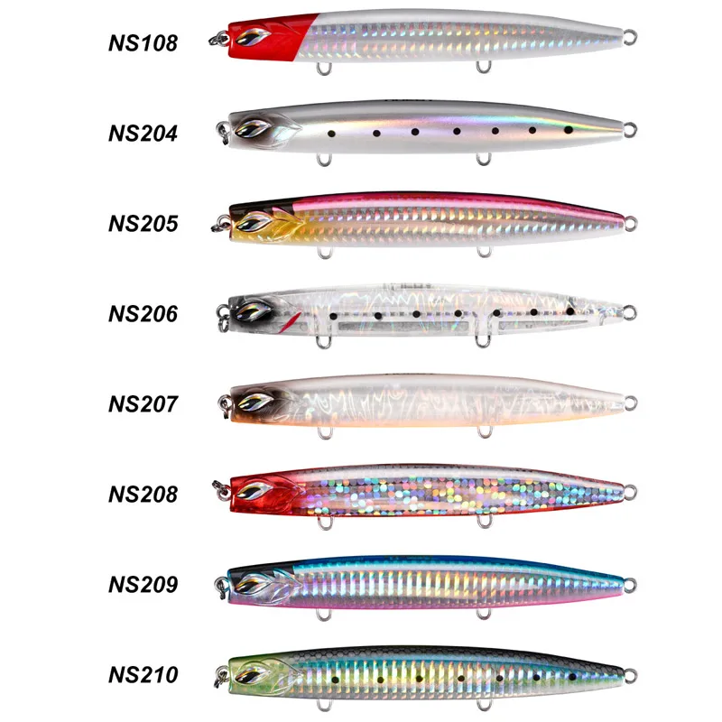 NOEBY Señuelo stickbait hundido lápiz para jigging costa atún