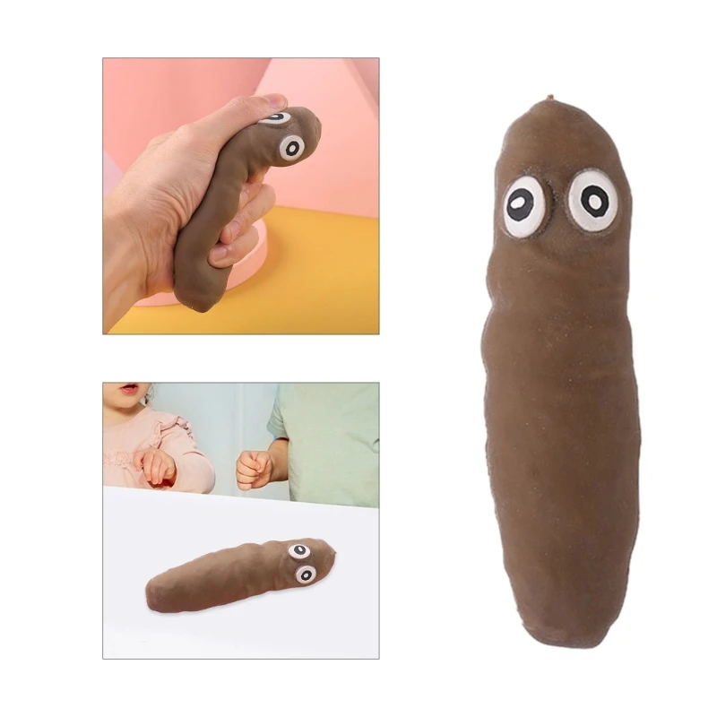 Simulation Poop Shape Fidgets Prank Toy Halloween  Anti-Stress Toy Stress Relief Children New Year Birthday Toy