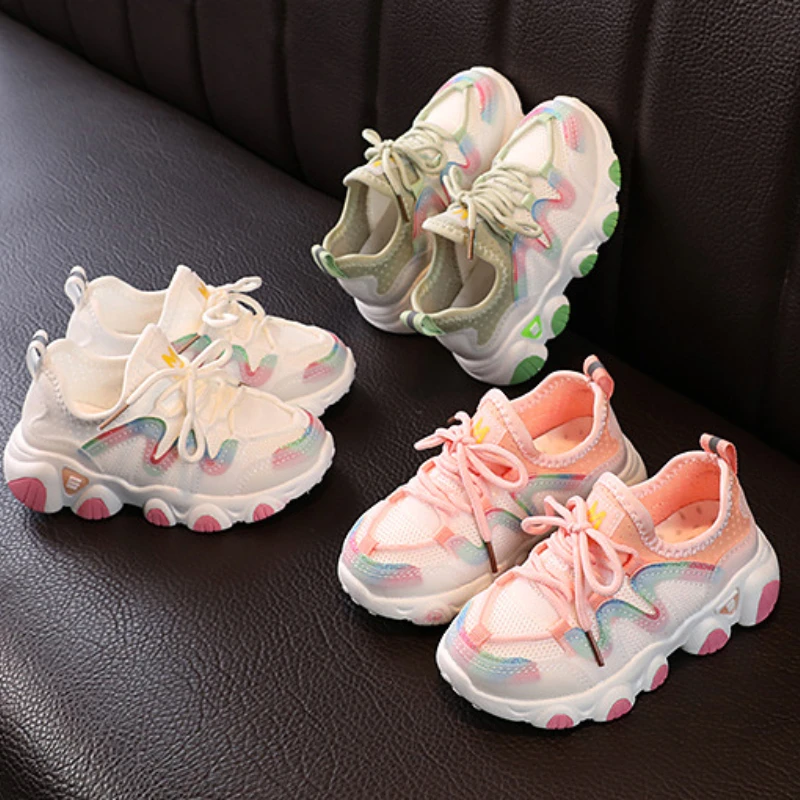 New Girl Sneaker Versatile Fashion Casual Child Sneakers Trendy Classic Daily Boy Shoes Soft Sole Comfort Exquisite Child Shoes