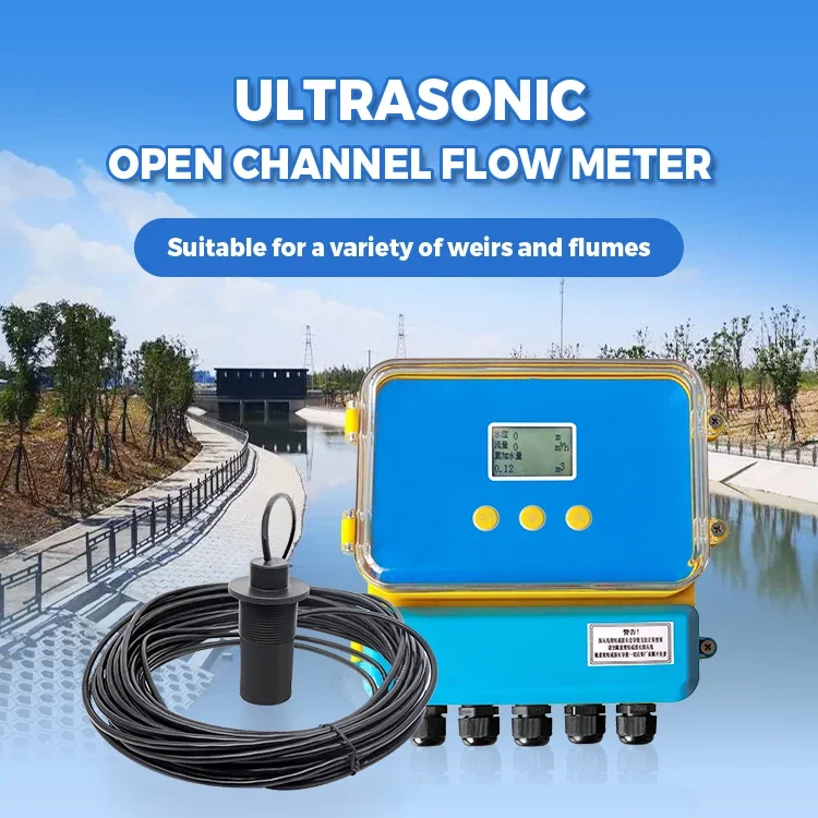 Holykell Factory UFL9000 Rectangular weir Open Channel Ultrasonic Water Flow Meter