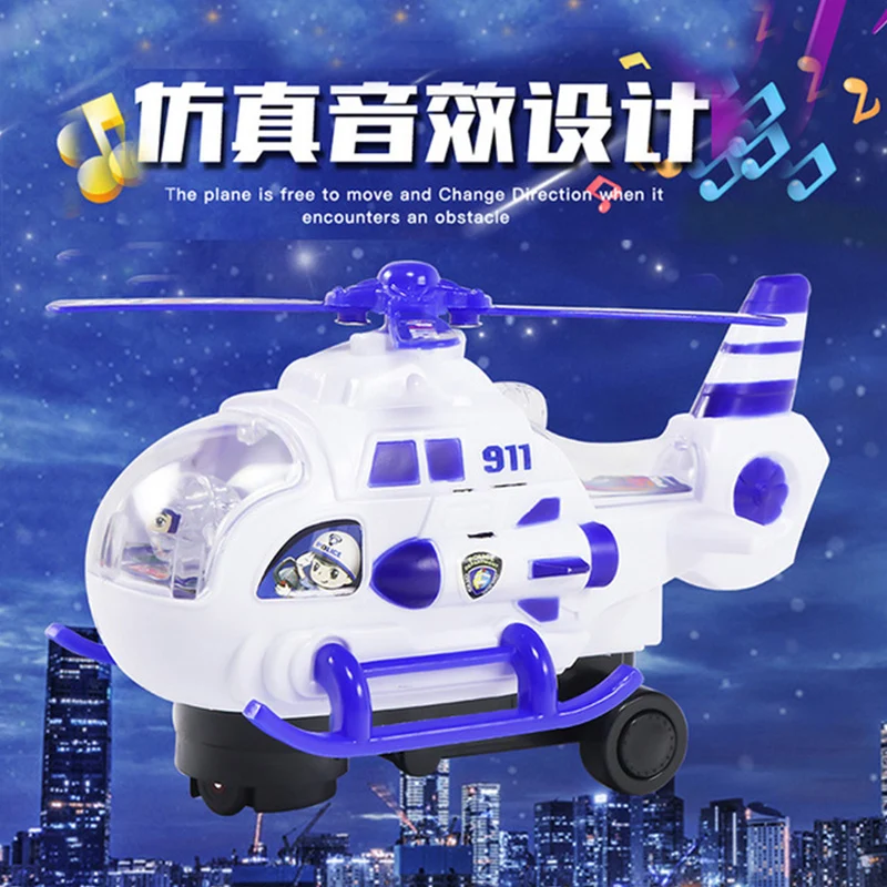 New Electric Baby Toy Mini Helicopter Toy Smart Sensor Play Vehicle with Luminous Light Kid’S Birthday Xmas Gift