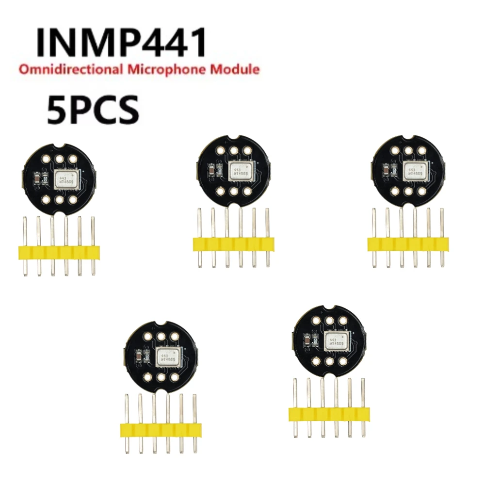 1-10 قطعة INMP441 وحدة ميكروفون متعددة الاتجاهات I2S واجهة منخفضة الطاقة MEMS عالية الدقة وحدة استشعار الإخراج الرقمي