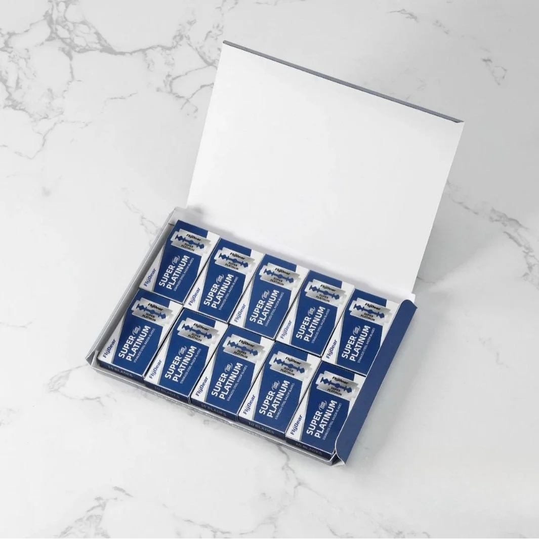 Razor Blades For Barbers,Double Edge Razor Blades,Men´s Safety Razor Blades For Shaving,Stainless Steel Professional Barber Tool