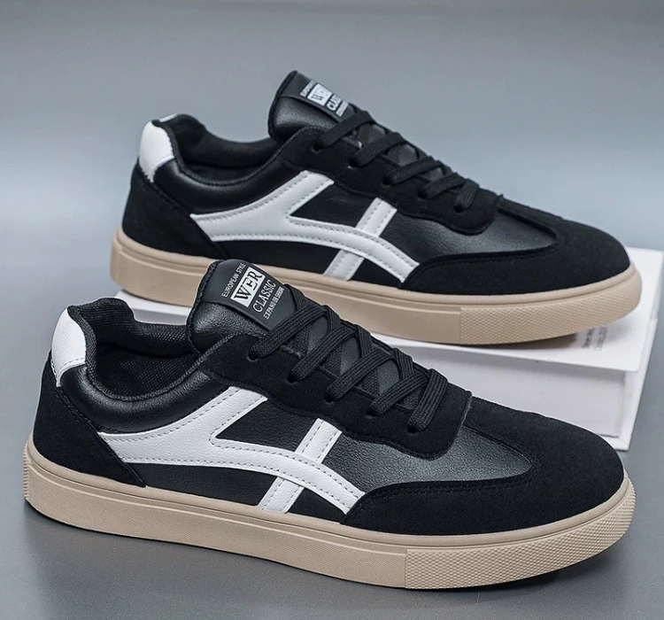 Neue Retro Herren Freizeitschuhe Rutschfeste Weiße Schuhe Boardschuhe Deutsche Armee Trainingsschuhe – Detail 16
