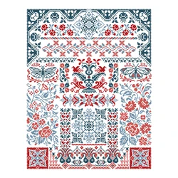 Joy Sunday Cross Stitch Kit Patterned Totem 11CT 14CT Printed Cross Stitch Embroidery Kit Set Crosstitch Kit Needlework Homefun