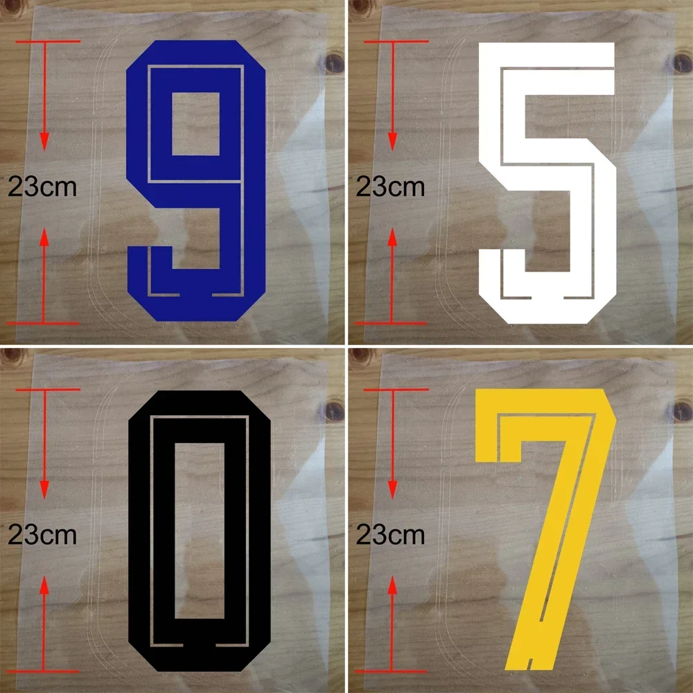 2021-22 Iron on Patches Player Number Basketball Football Shirt Number Clothes Hot Transfer Sticker Hot Stamping Patches Nameset