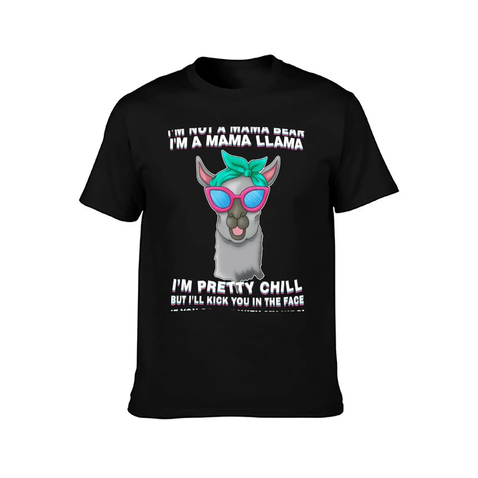 Mama Llama T-Shirt Work Comfort T-Shirt for Men