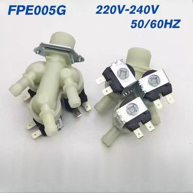 

XQG100-UH1405YFG трехголовочный электромагнитный клапан выхода воды, подходит для впускного клапана воды для барабанной стиральной машины Hisense