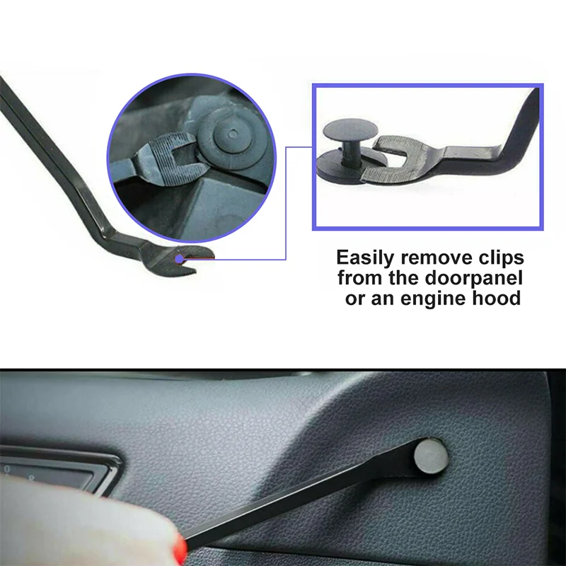 12pcs Portable Car Panel Removal Tool Kit Auto Interior Trim Dash Removal Installer Disassembly Tool Car Clips Puller