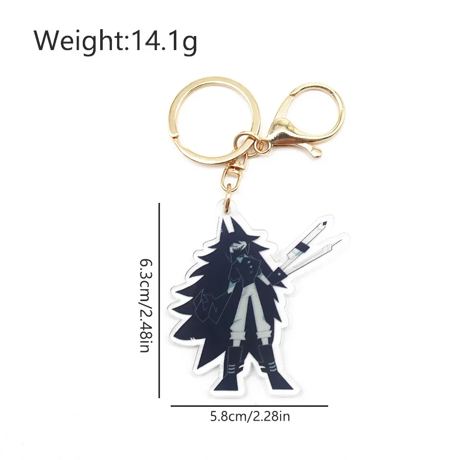 Hot Style Fantasy Figurines Acrylic Keychain Cartoon Character Exclusive Design Exquisite Pendant Brithday Souvenir for Friend