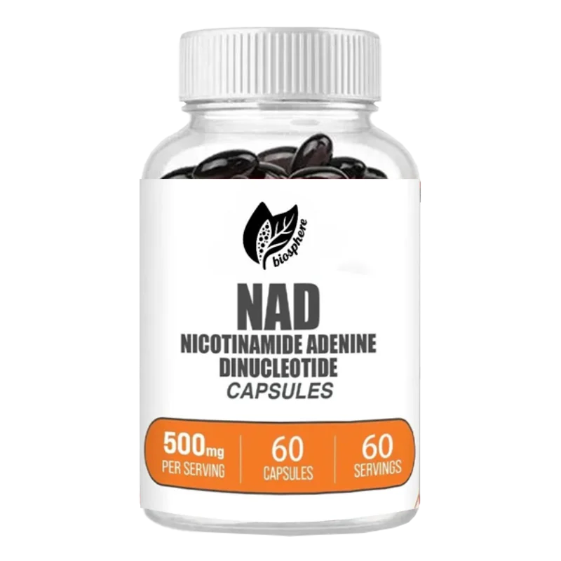 

Капсулы NAD — никотинамид, аденозиновый динкор, добавка NAD 500 мг — используется для поддержки энергии, очистки и глютена