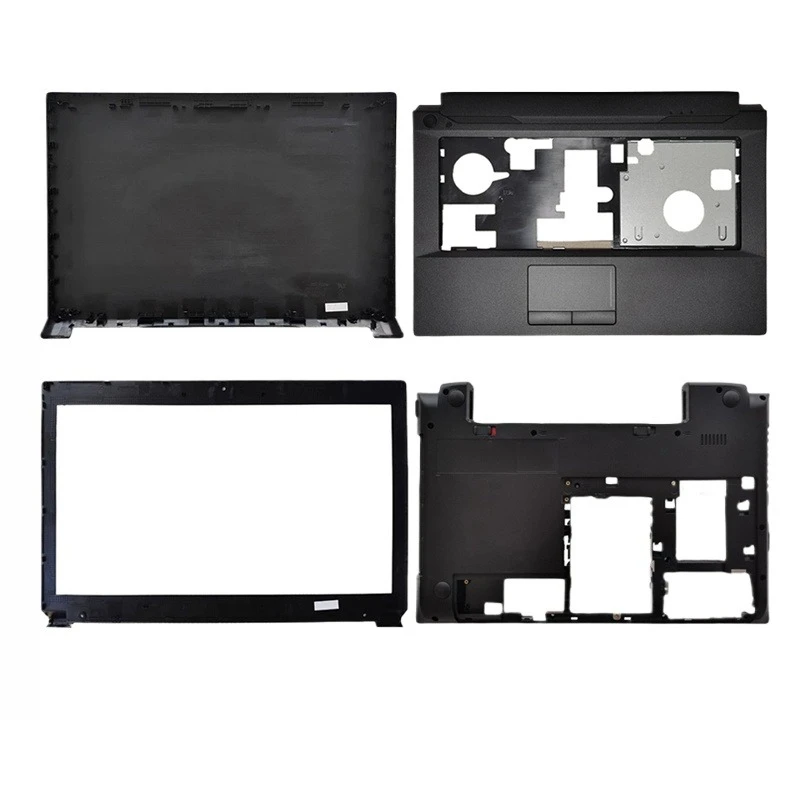 Para  b480 b485 b490 b495 m490 m495 tampa traseira do portátil tampa superior moldura frontal palmrest caso superior preto