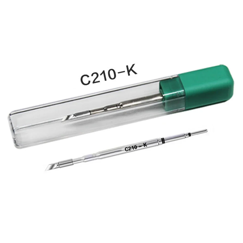 1pc C210 Soldering Iron Tips Lead-free T26 Heating Core Replacement Tips For Intelligent Thermostatic Soldering Station