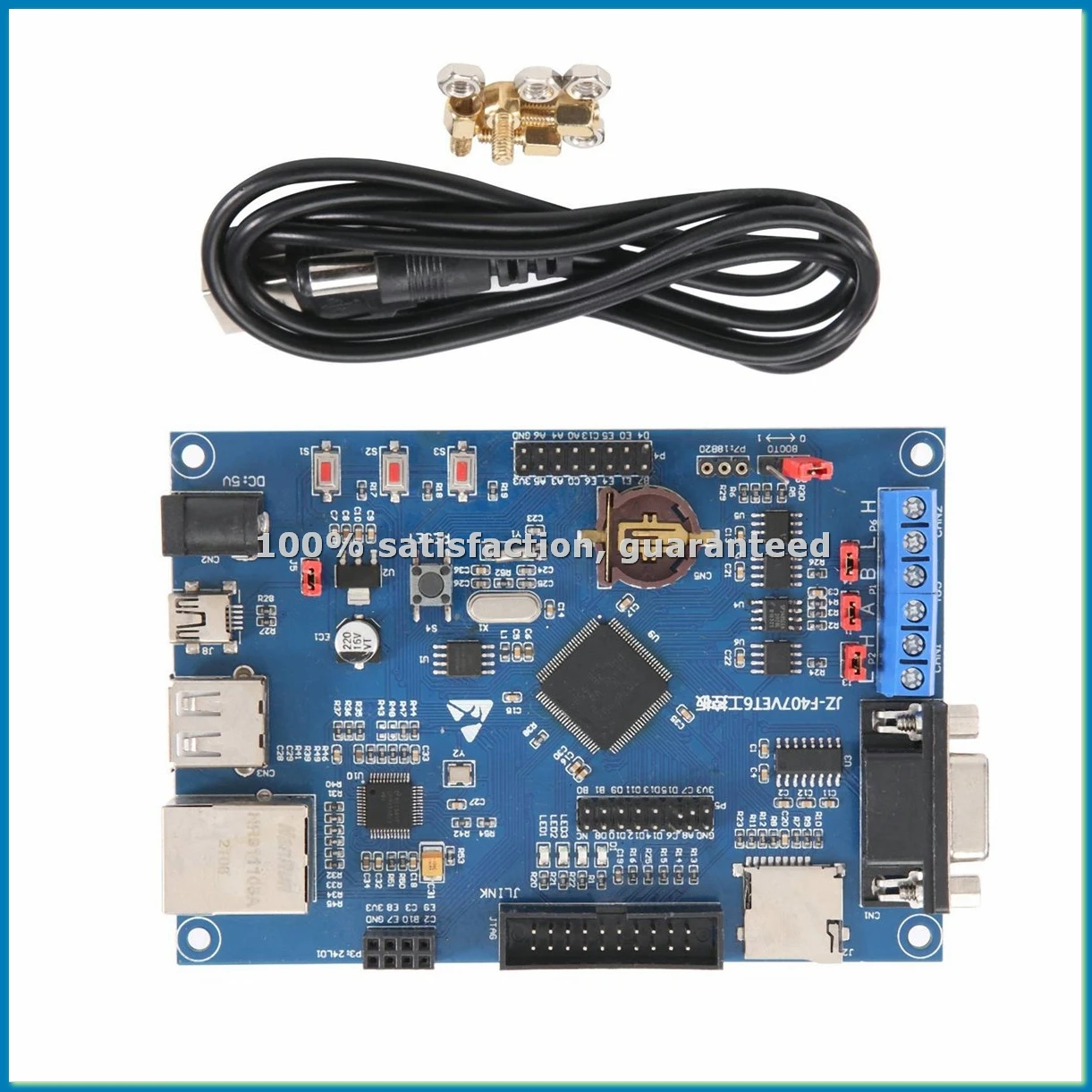 

1 комплект, макетная плата промышленного управления STM32F407VET6, обучение 485, двойной CAN Ethernet, Интернет вещей STM32-VVNB