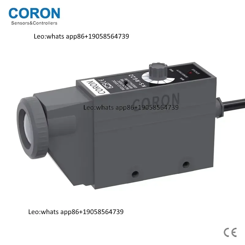 KS-G22-P Photoelectric Sensor PNP Output Coaxial Reflective Green Light Source 8-12mm Detection Distance Color Code