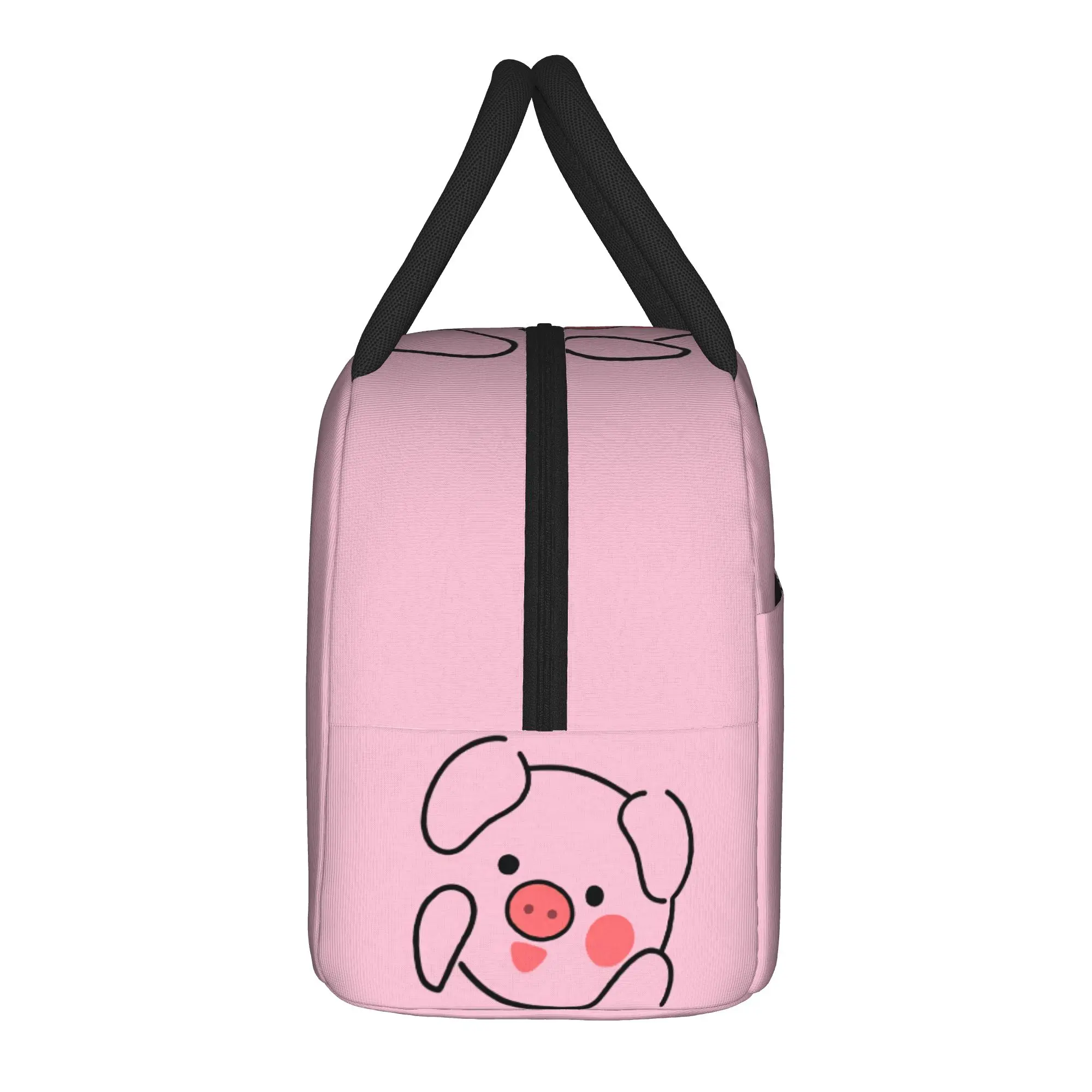 Cartoon Animal Face Lunch Bag Cute Pet Retro Lunch Box For Adult Office Portable Cooler Bag Oxford Custom Thermal Lunch Bags