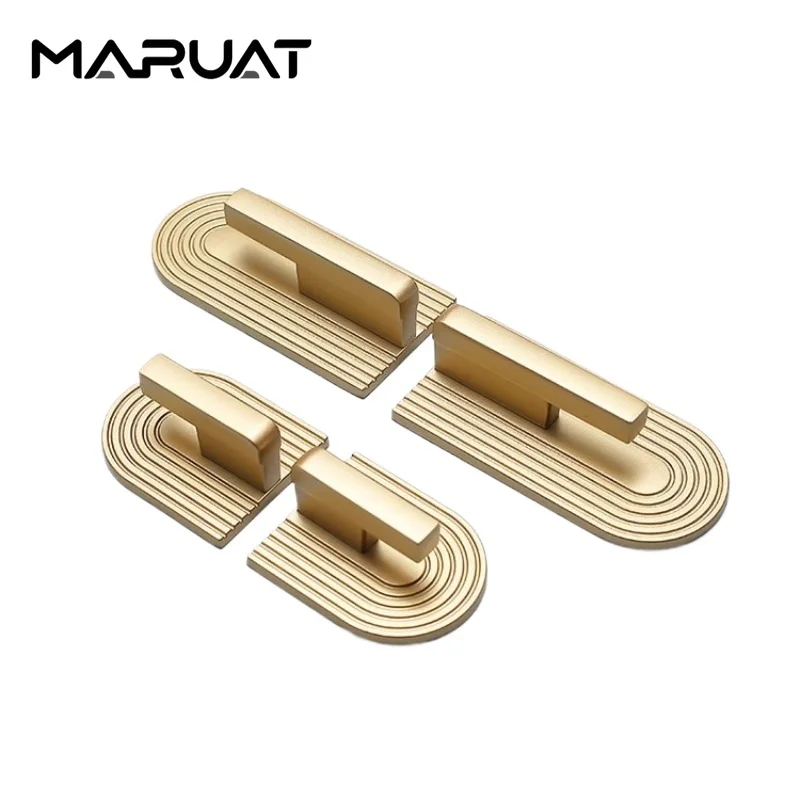 Handles Drawer Cabinet Furniture Kitchen Handles for Cabinet Knob Door Drawer Furniture Kitchen Knob Brushed Copper Hardware