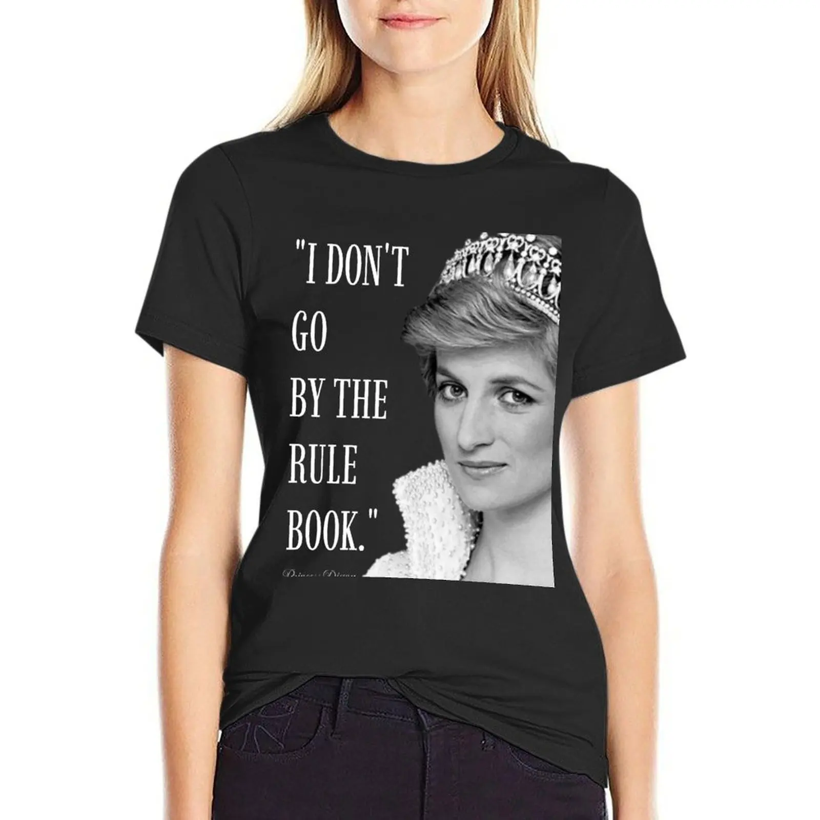 Princess Diana Shirt T-Shirt Female clothing vintage clothes t shirt for Women