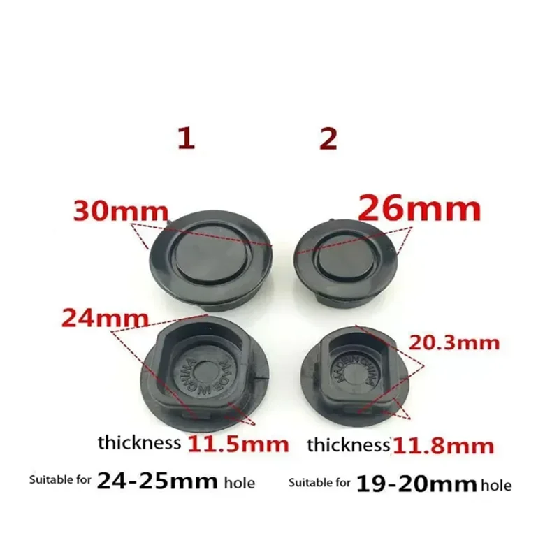 Suitable for Car Front and Rear Bumper Reversing Warning Radar Probe Plug Hole Decorative Cap Cap Plug Plug Button