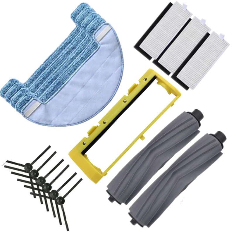 HEPA Filter Mop Roller Main Brush Cover for osoji dojosan 680 870 950 990 Robotic Vacuum Cleaner Parts Brushes Replacement Kit