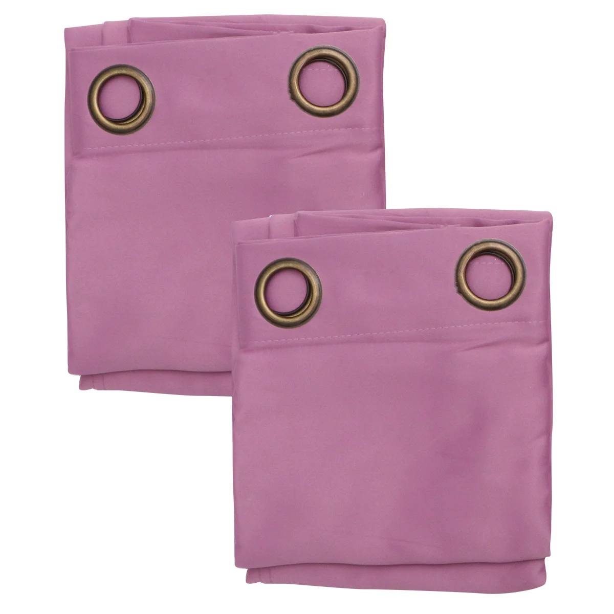 

2Pcs Window Curtain Fabric Housewarming Gift for Home Living Room Bedroom Stylish Sunlight Shield Purple 245x140cm