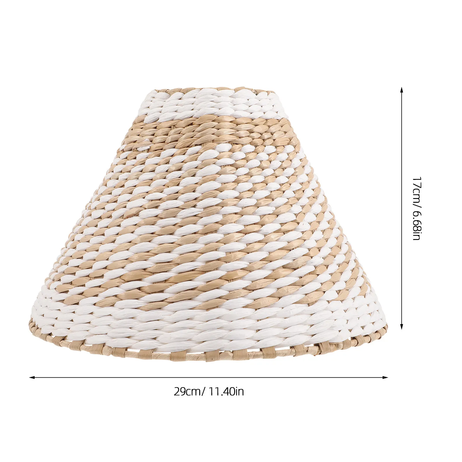 Paper Woven Lampshade Creative Warm Atmosphere Dust Protective Light Shade for Table Lamp Floor Lamp Wall Light Household Hotel