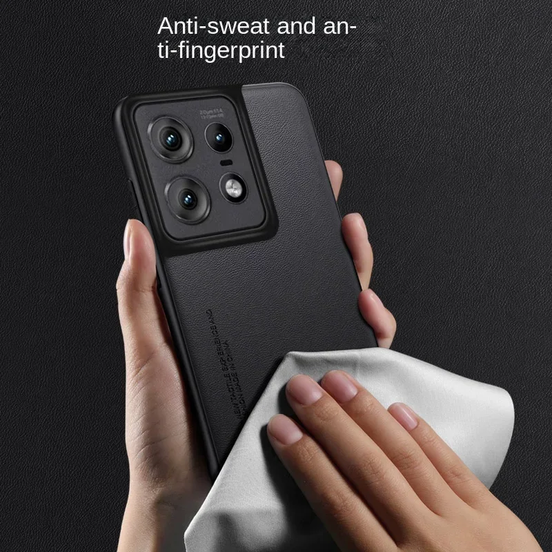 حافظة جلدية فاخرة لحامل السيارة المغناطيسي المعدني لهاتف Moto Edge 50 Pro Fusion Ultra 40 Neo 30 G85/55/45/35/15/05/ 4/S غطاء حماية