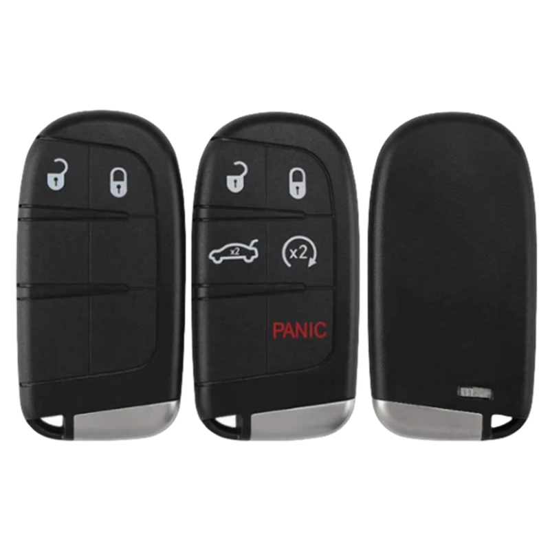 OEM Replacement Key Case Keyless Entry Smart Key Shell For Jeep Grand Cherokee For Dodge Charger For Chrysler 300 For Fiat 500X