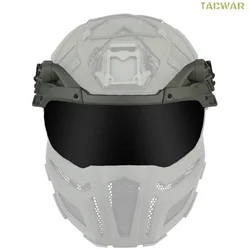 Helmet Flip Goggles with 2 Lens for Fast Helmet, Windproof Anti-Fog Eye Protection Helmet Goggles for Airsoft CS Wargame