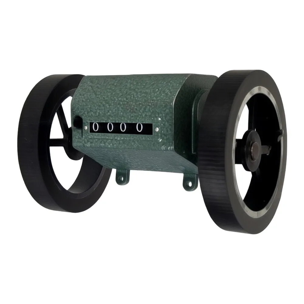 Z96 Roller Counter for Fabric Yardage Measurement Plastic Film Length Tracking Leather Cutting Tools Stainless Body