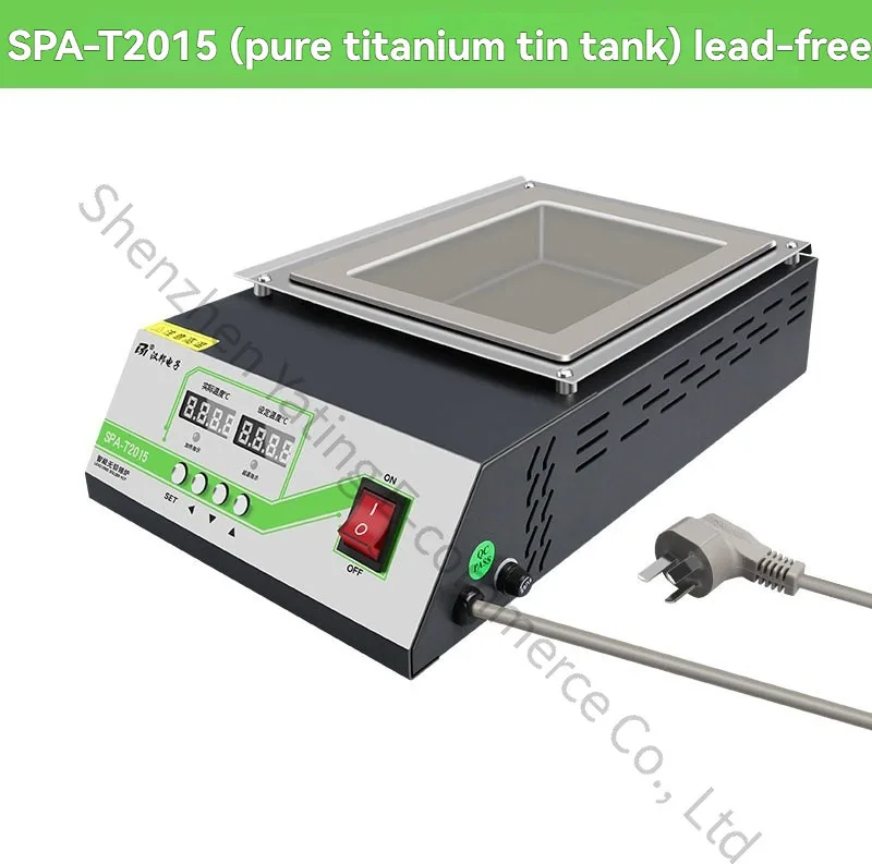 

SPA-T2015 200X150mm Tin Furnace Immersion Welding Machine Constant Temperature Adjustable Melting Tin Furnace Soldering Pot