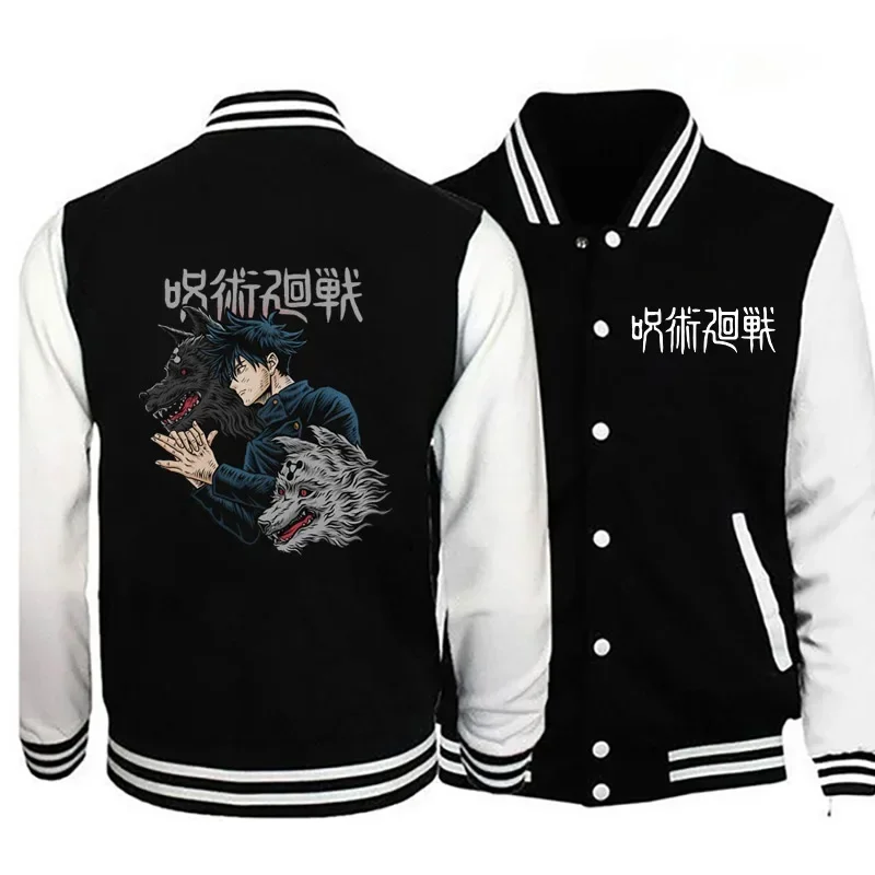 jujutsu kaisen baseball uniform men's spring and autumn flight jacket couple Japanese tide brand men's 2021 new