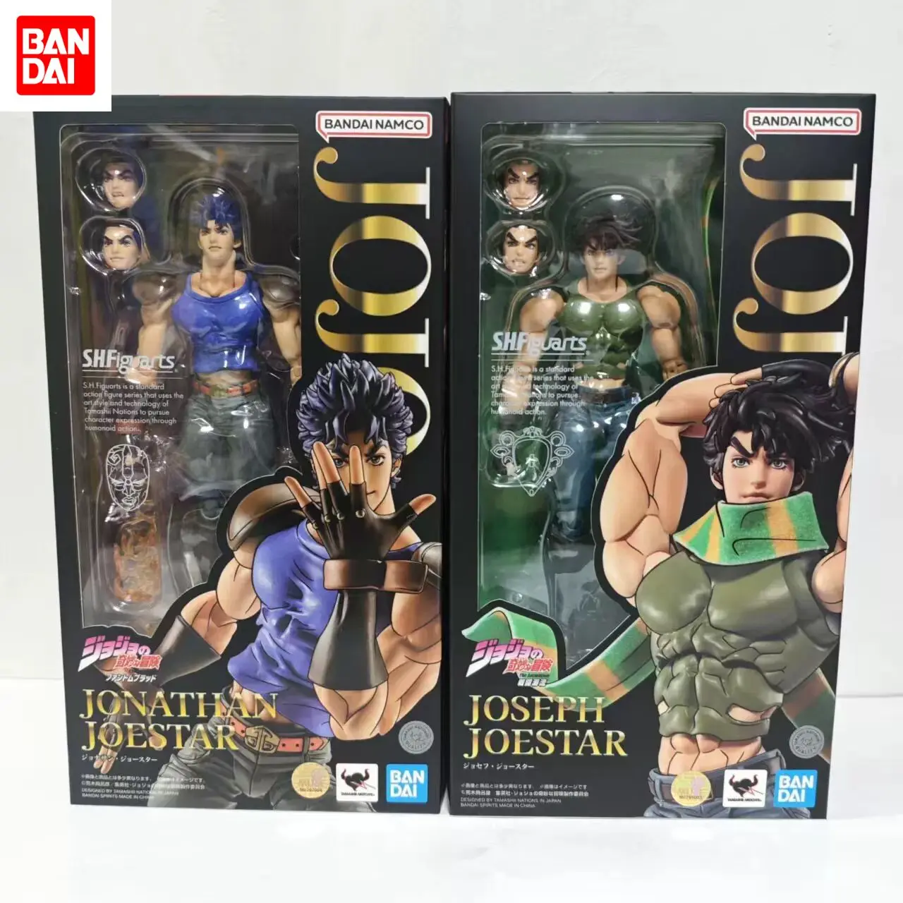 

Фигурки Bandai SHF Джонатан Джостар, Джозеф Джостар, ДжоДжо, ДжоДжо II, JoJo's Bizarre Adventure, игрушки, коллекционные фигурки, в наличии