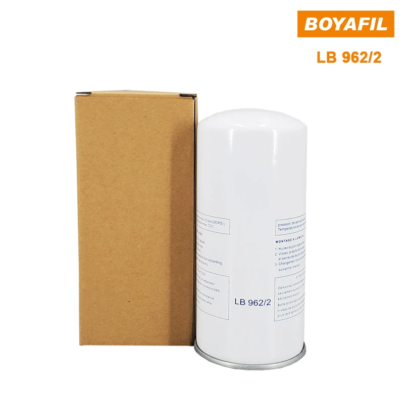 Boyafil filtro lb962/2 grade de óleo do motor carro compressor de ar separador de óleo bomba de vácuo filtro de óleo lb962 filtro de escape