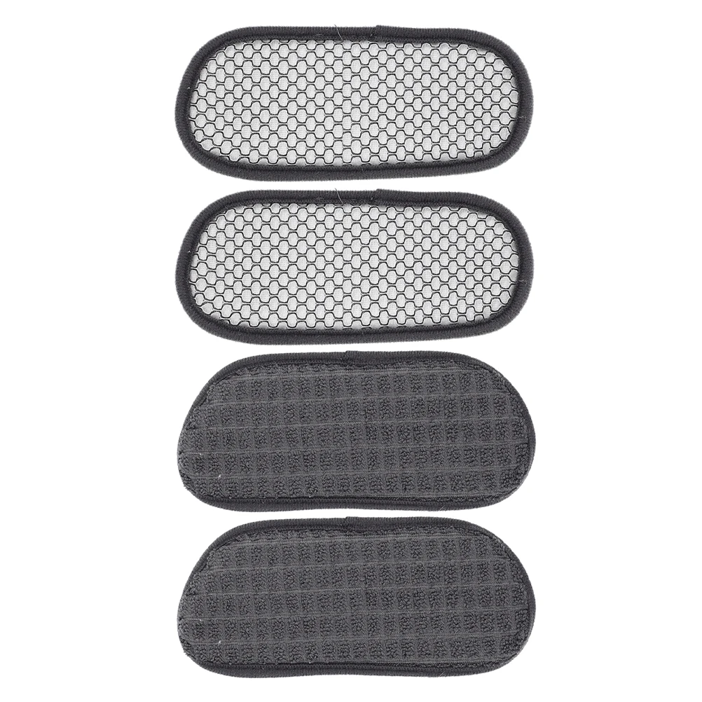 

4 pcs Drip Collector Refrigerator Tray Grey Fiber Mats Water Overflow Prevention Absorbent Pads Interchangeable Kitchen Bar