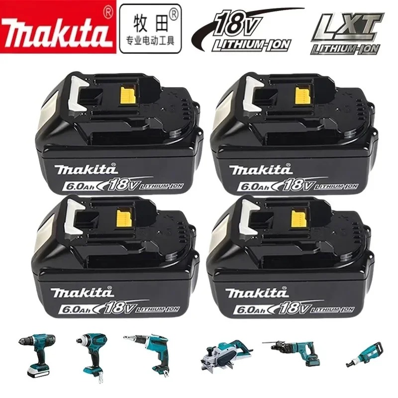 Original makita Battery BL1860 BL1850B BL1850 BL1840 BL1830 screwdriver battery & charger 18v Replacement Power Tool Batteries