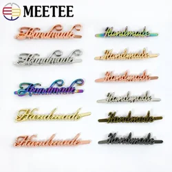 10/20Pcs Metal Bag Label Buckles Handmade Luggage Tags Clasp Clothes Purse Decorative Pin Buckle Mortise Insert Button Kits