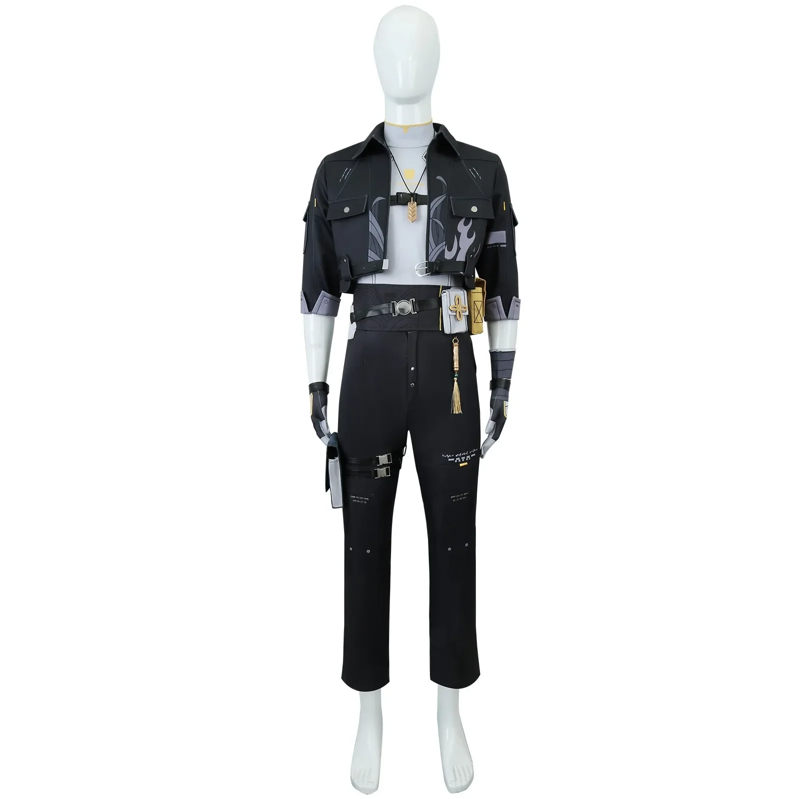 CosplayIn Stock XS-3XL Wuthering Waves Drifter Rover تأثيري حلي مجموعة كاملة روفر تأثيري الزي الرسمي